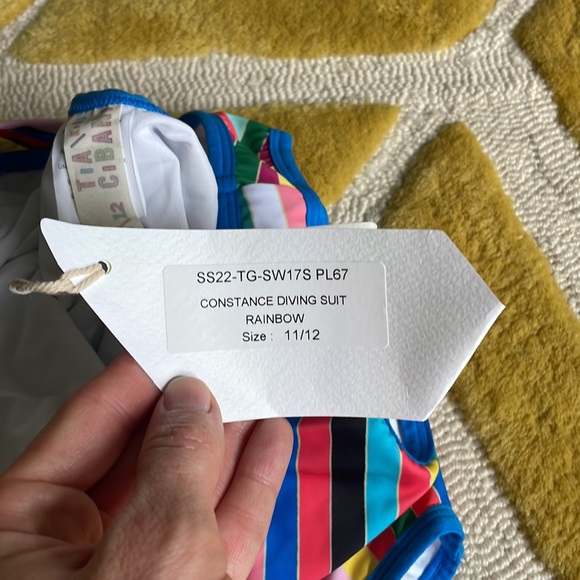 NWT Kids Tia Cibani Constance Swimsuit Size 11/12 - Picture 5 of 8